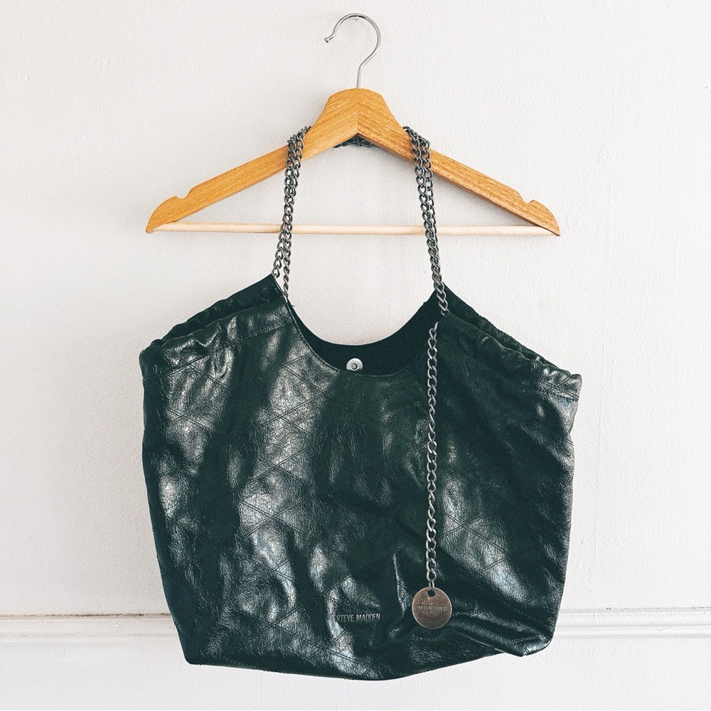 STEVE MADDEN > Quilted Chain Tote
